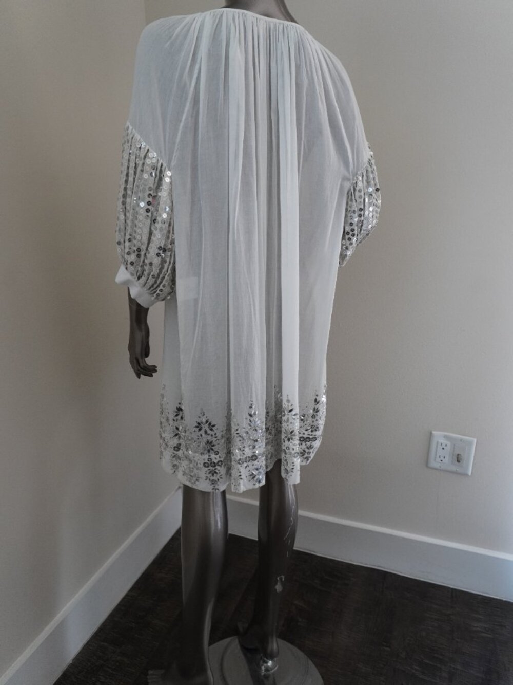 MICHAEL KORS COLLECTION Hand-Embroidered Caftan Dress - Picture 11 of 13